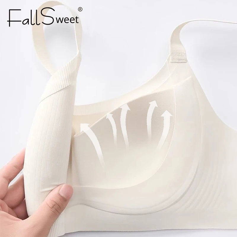 Soutien-gorge Sans Armature FallSweet – Push-Up Invisible, Sport & Confort | Bonnet Complet | Toutes Morphologies