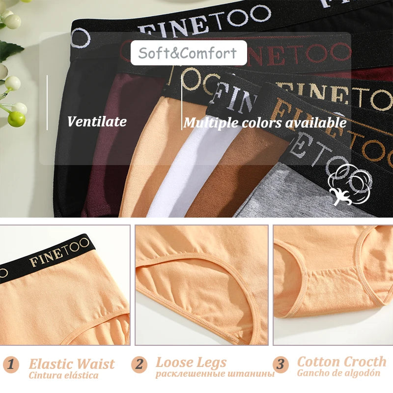 Lot de 5 Culottes Gainantes Femme – Coton Respirant, Taille Haute & Sans Coutures | Grande Taille
